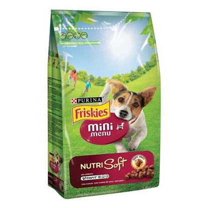 Picture of Purina Friskies Mini Menu Nutri Soft Beef Dog Food 1.4 Kg
